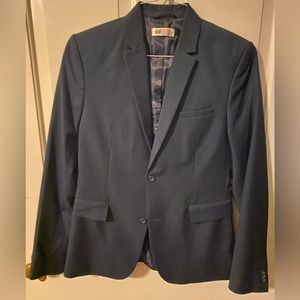 Navy slim fit blazer